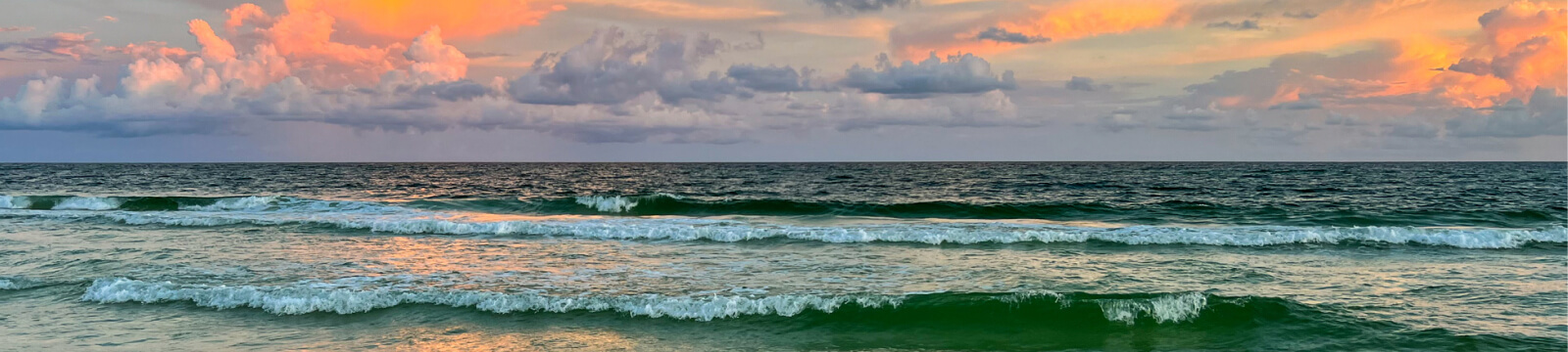 Florida waves on beach